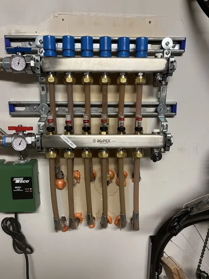 Plumber performing Leak Detection at a residential property in Cedar Grove